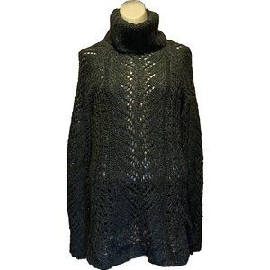 Anthropologie Sleeping on Snow Eldora Turtleneck Open Knit Tunic Sweater XS